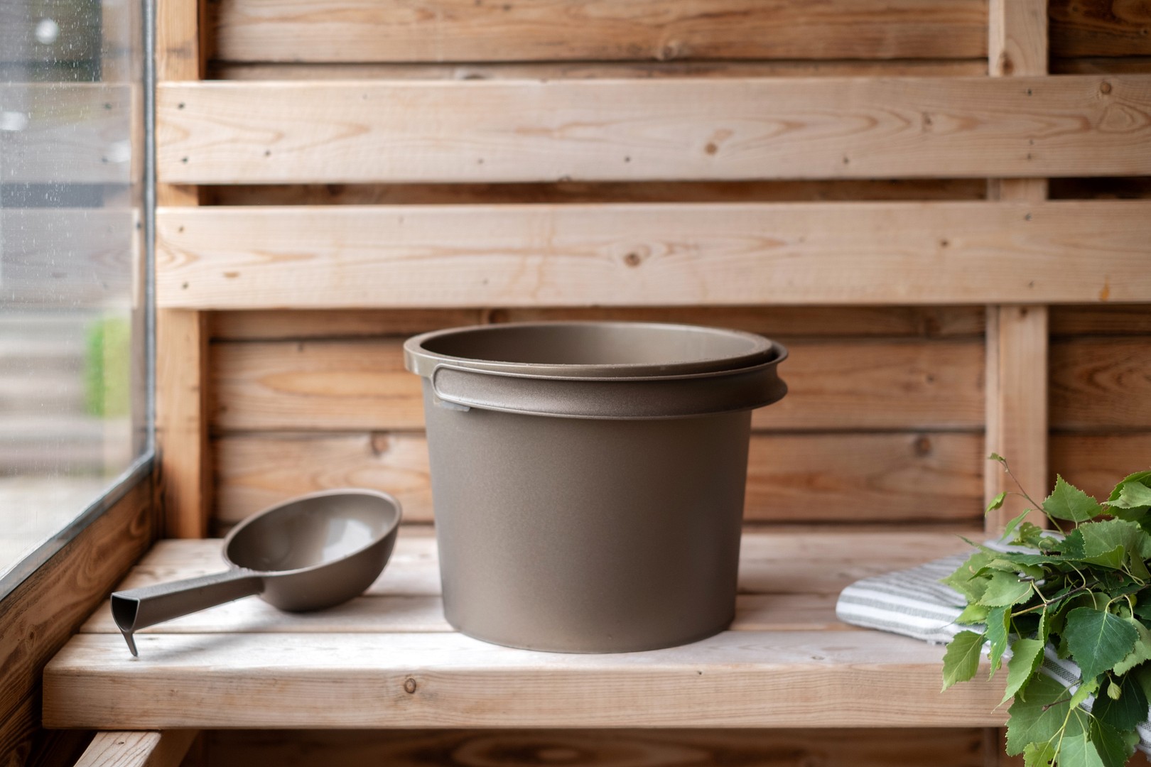 Relax in a clean sauna